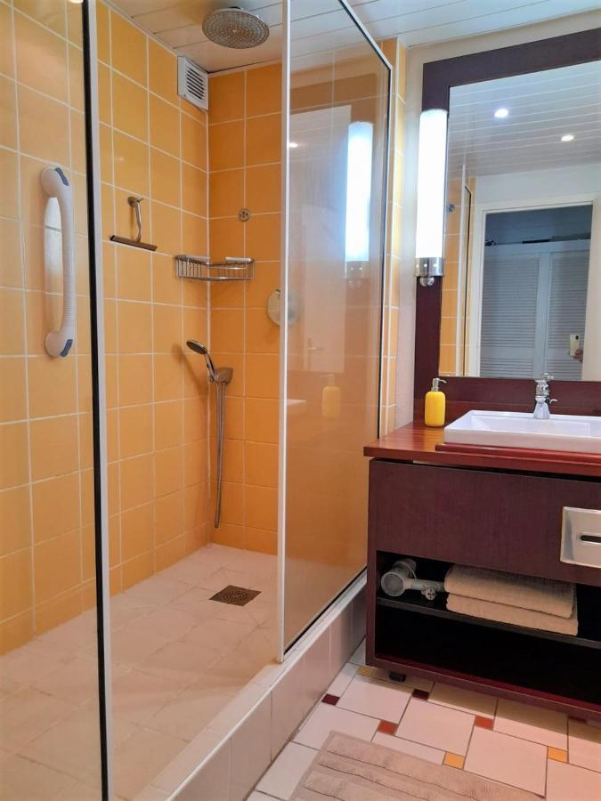 Ilet Bleu Studio Cosy Rdc Vue Mer Et Jardin - Acces Direct Plage เลอโกซิเยร์ ภายนอก รูปภาพ