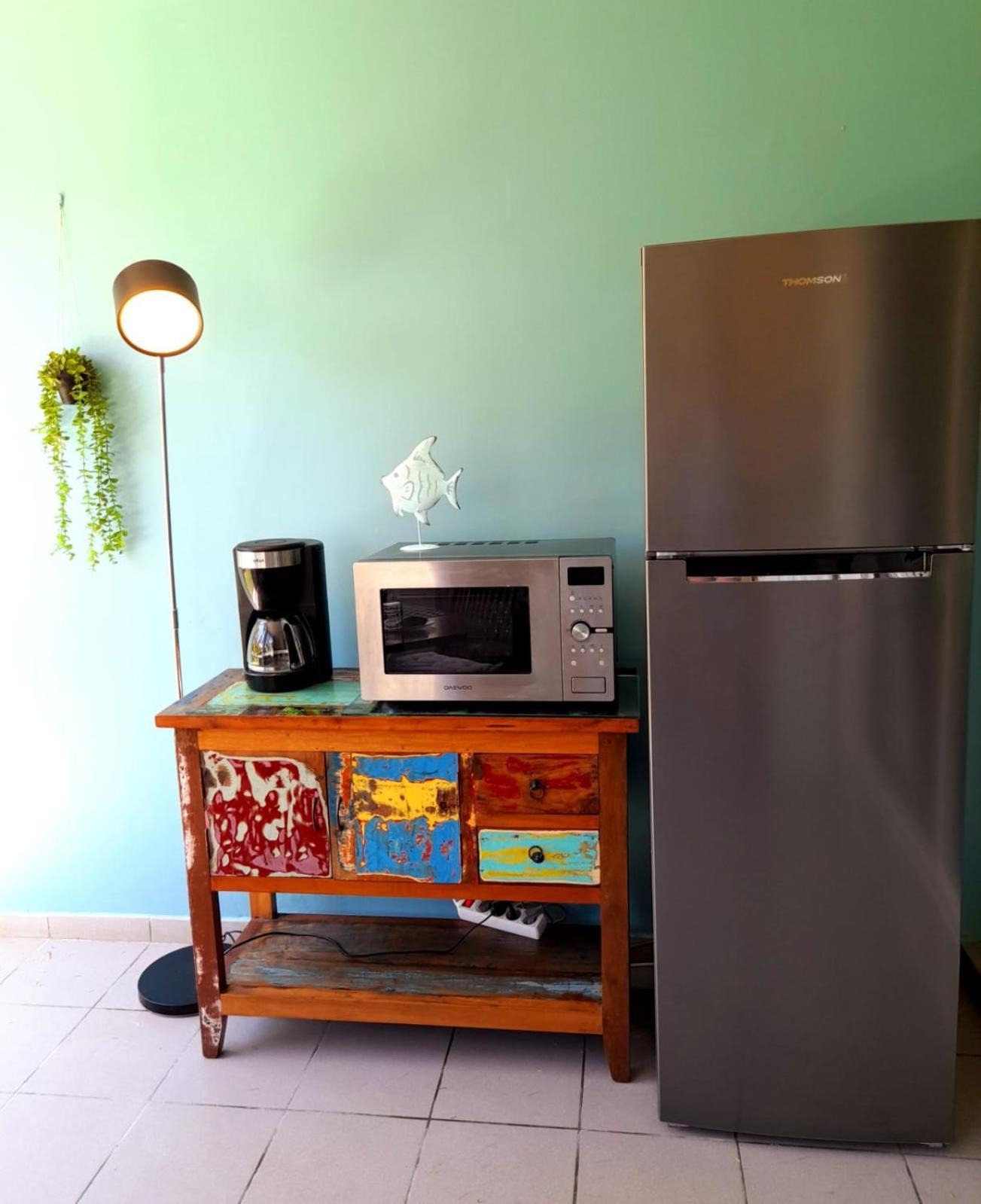 Ilet Bleu Studio Cosy Rdc Vue Mer Et Jardin - Acces Direct Plage เลอโกซิเยร์ ภายนอก รูปภาพ